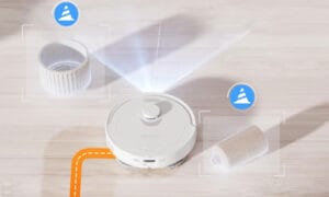Le Roborock QRevo est équipé d'une caméra pour détecter les obstacles.