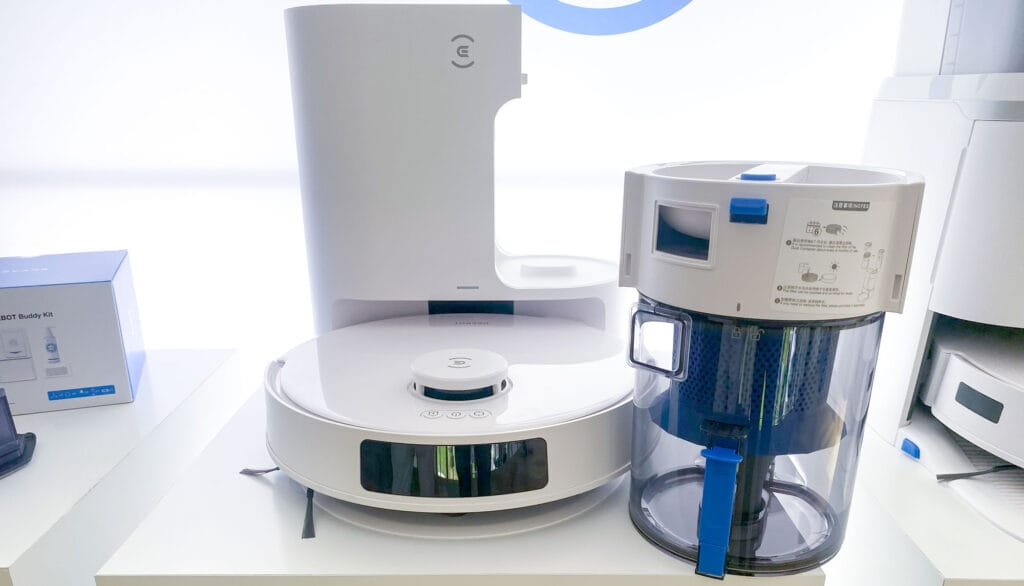 Une station d'accueil avec système de filtration multicyclonique. (c)Labo Maison