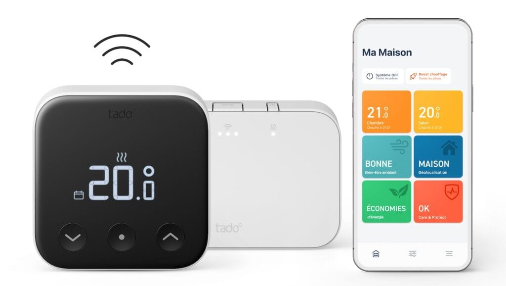 Le Thermostat Intelligent Sans Fil X vient enrichir la gamme X. Elle permet de contrôler les chaudières, vannes de zone ou planchers chauffants avec un modèle désormais sans fil.