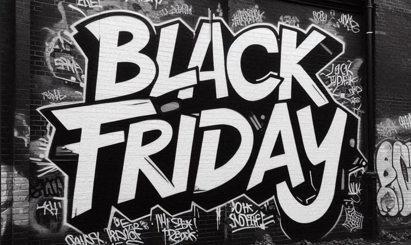Black Friday. Image réalisée par Copilot