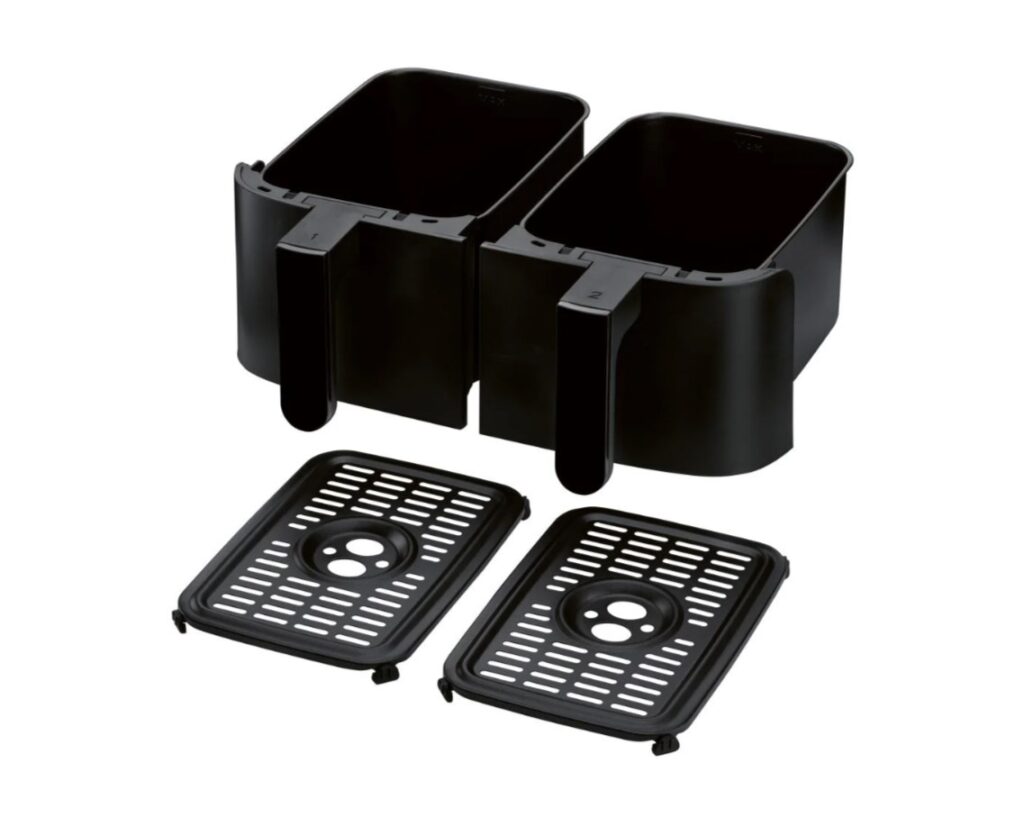 Lidl Silvercrest Kitchen Tools Friteuse à air chaud double zone 