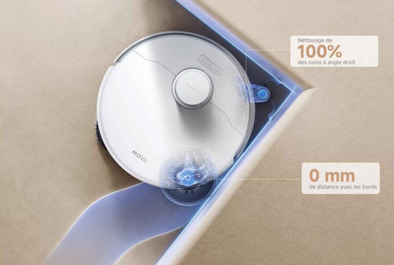 L'aspirateur robot Mova P50 Ultra, une version allégée du P50 Pro Ultra en promo à 499 €.