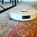 Résultat d’aspiration du iRobot Roomba 505 Combo sur un tapis