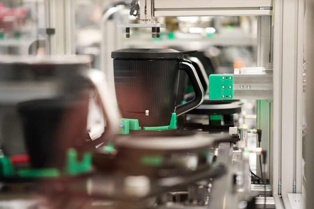 Production du Thremomix TM7 en usine.