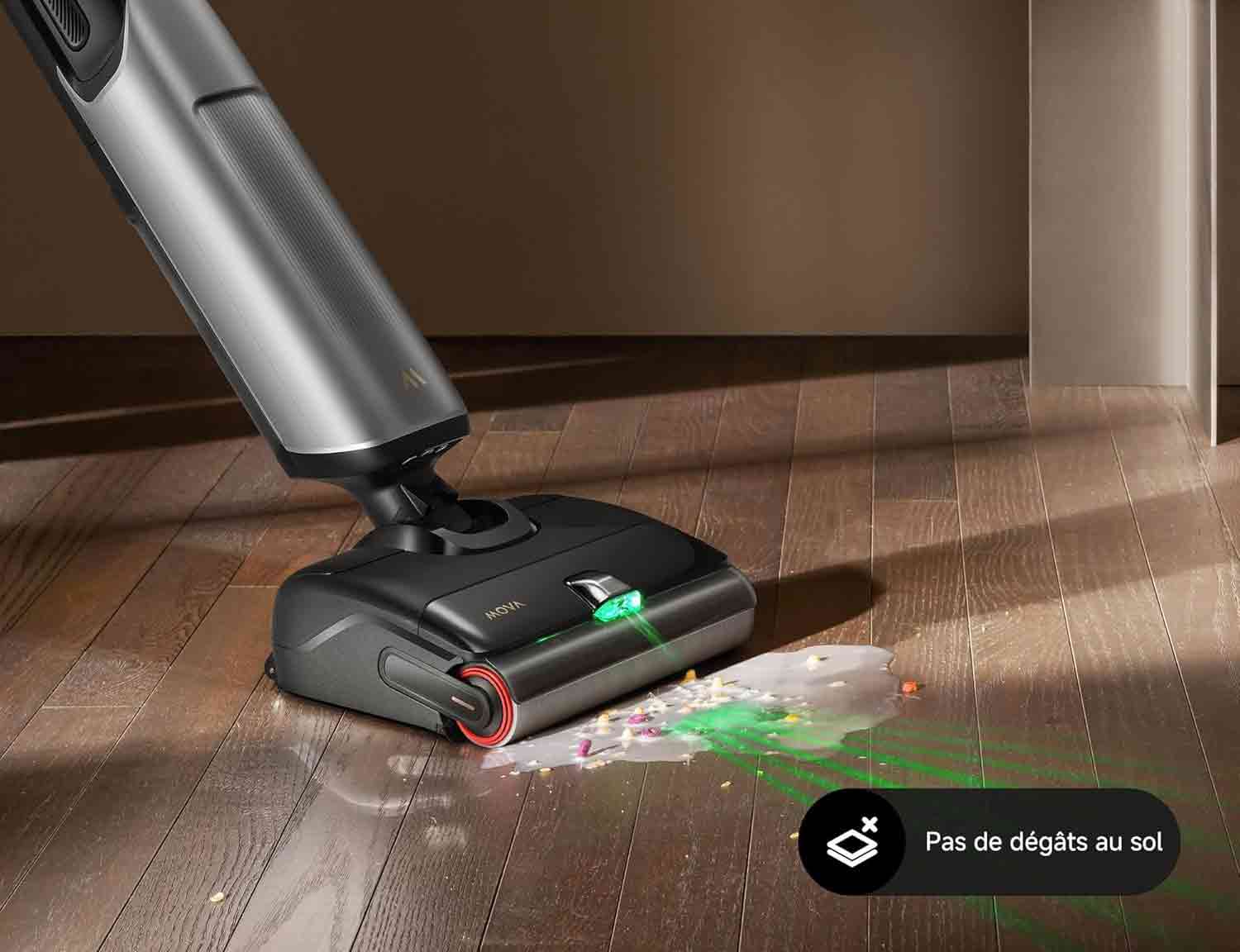 Le Mova X4 Pro propose plusieurs modes de lavage, dont un à 80 °C, pour éliminer les taches les plus résistantes.