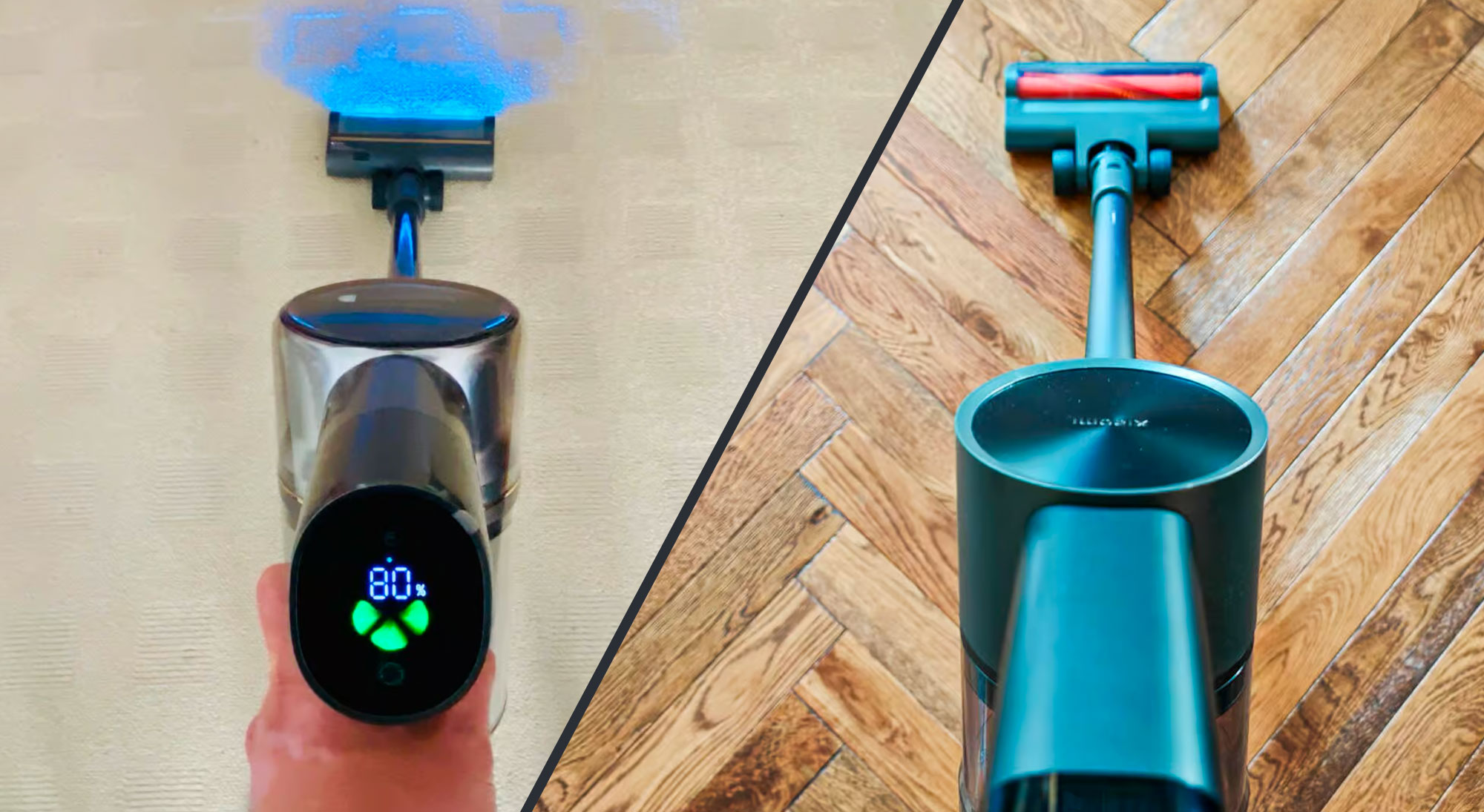 Comparatif entre le Xiaomi G20 Max et le Dreame R20, deux aspirateurs balais sans fil performants