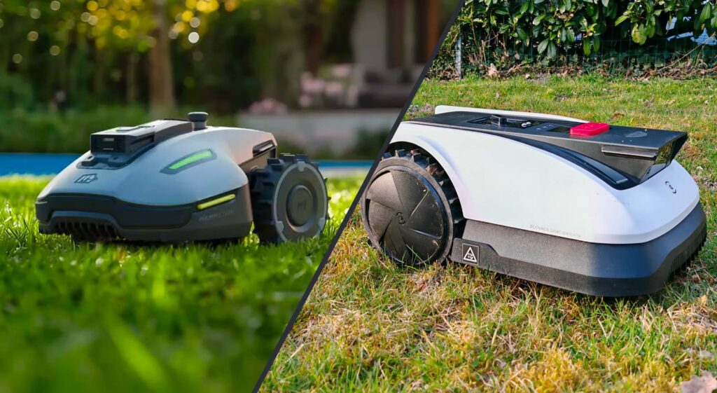Duel entre les robots tondeuses Mammotion Yuka Mini 800 et Ecovacs Goat O800 RTK