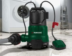 Pompe immergée Parkside PETPS 400 A1 pour évacuer l’eau après une inondation