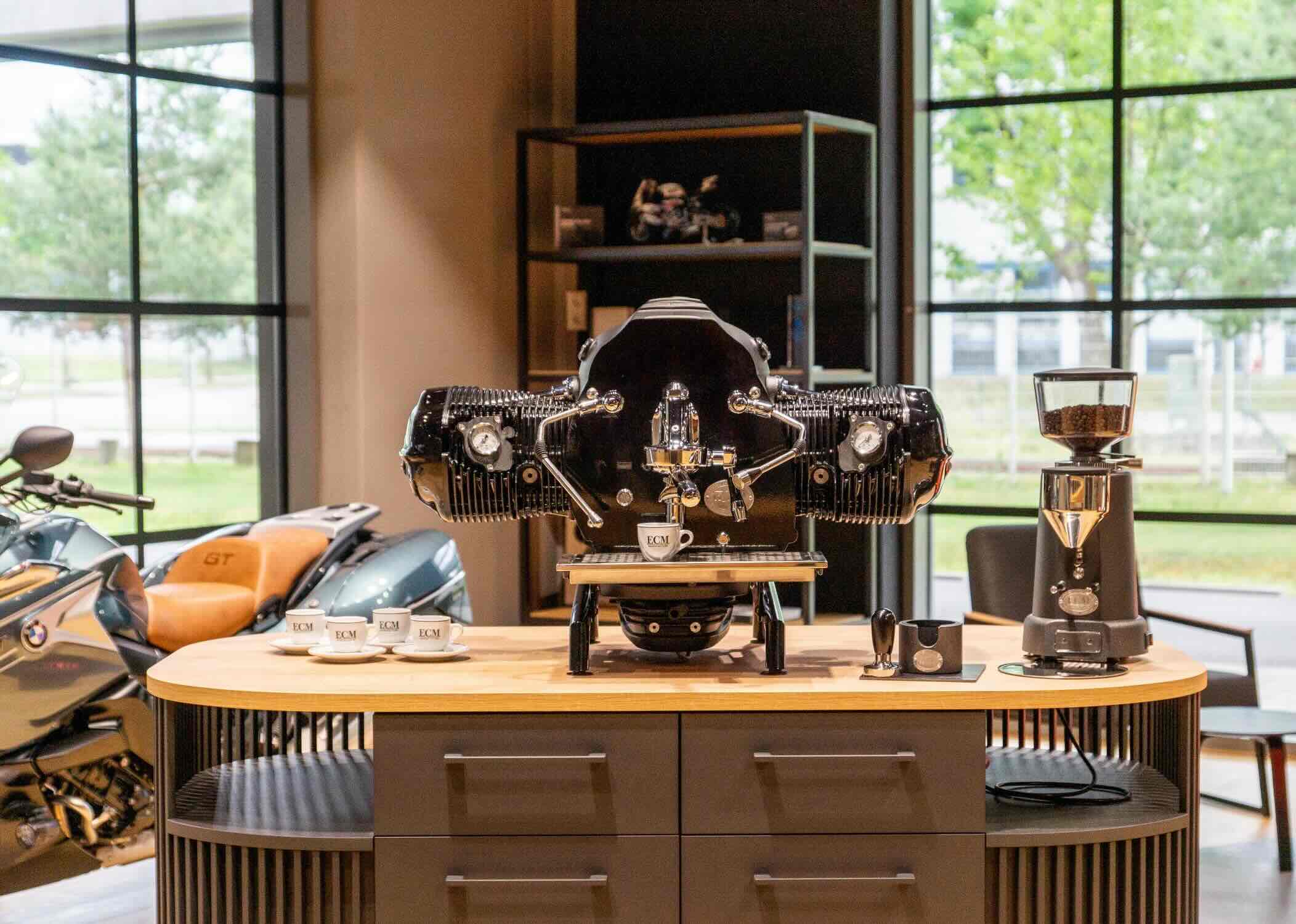 La machine à café BMW