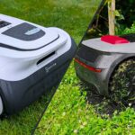 Comparaison entre le robot tondeuse Dreame A1 Pro et l’Ecovacs Goat A1600 RTK pendant leur phase de tonte