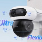 Double motorisation pour rotation panoramique sur la caméra EZVIZ C90 Dual